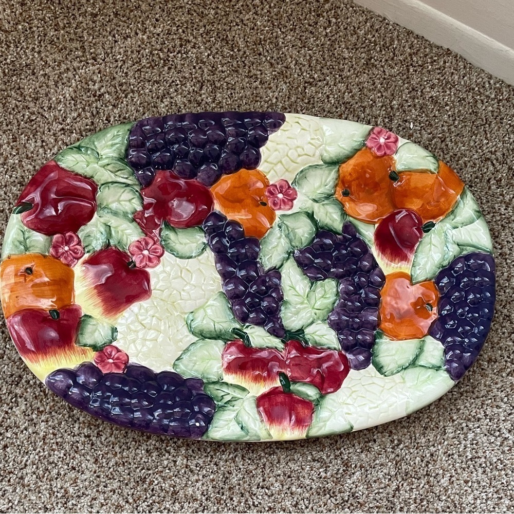 Cornucopia Fruit Serving Tray